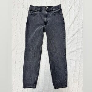 Abercrombie & Fitch Black High Rise Ankle Jeans